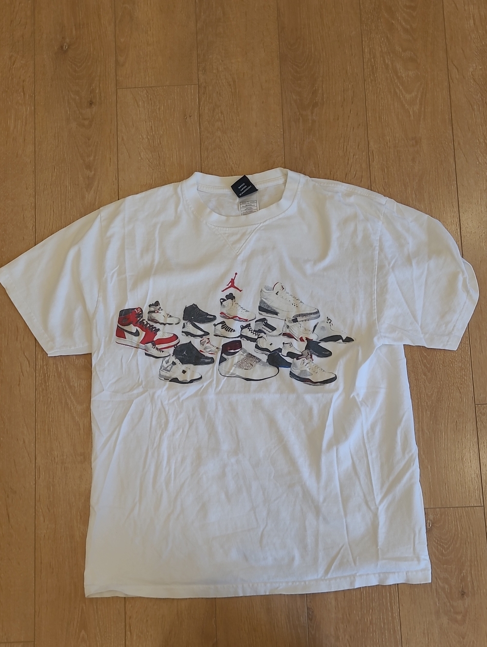 Y2K ANike Air Jordan "History of Air" Shirt Made In Canada